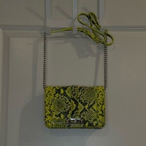 Rebecca Minkoff Neon Snake Embossed Crossbody